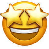 emoji estrelas nos olhos