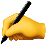writing hand